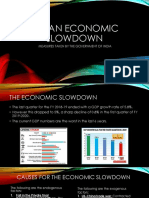Indian Economic Slowdown: Measures Taken by The Government of India