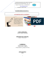 Dossier Bibliográfico de Alf. Académica (2018)