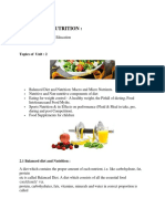 Sports and Nutrition PDF