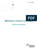 MyPractice: Primary Care Report - Technical Appendix