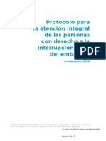 Protocolo para la interrupción legal del embarazo (ILE)