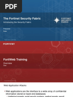 Introducing The Security Fabric