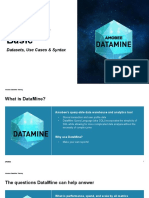 Basic Datamine: Datasets, Use Cases & Syntax
