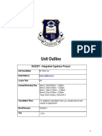 Unit Outline: BUS301 - Integrated Capstone Project