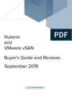 Nutanix and Vmware Vsan Buyer'S Guide and Reviews September 2019