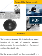 Tutorial 3 Damped Oscillation Contd