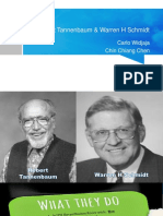 Robert Tannenbaum & Warren H Schmidt: Carlo Widjaja Chin Chiang Chen