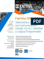 Dispositivo para Monitoreo y Control Remoto con Comunicación Celular 3G/Satelital y Lógica Programable