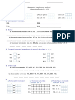 Test Matematica