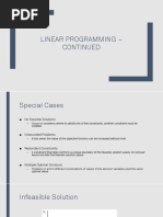 Lecture 3 - Linear Programming