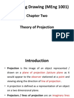 Engineering Drawing (Meng 1001) : Chapter Two Theory of Projection