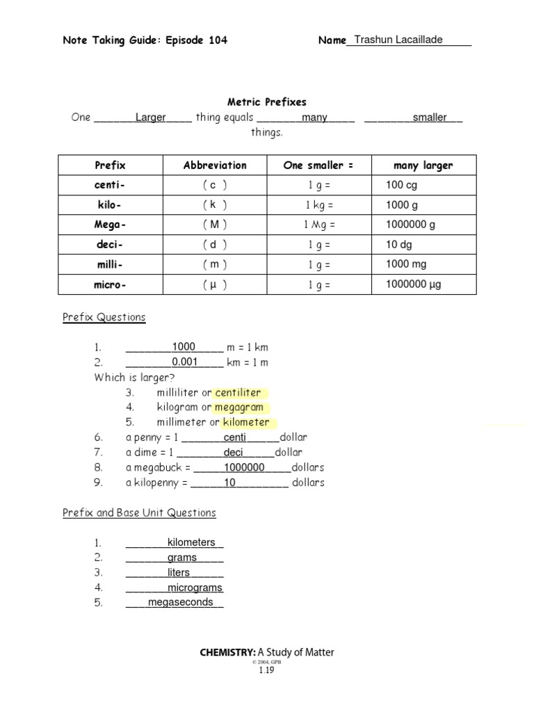 Note-Taking Guide