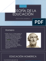 Filosofía de La Educación