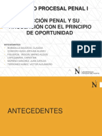 La Accion Penal y Su Vinculacion Con El Principio de Oportunidad - Diapositivas