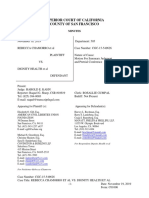 Minutes Showing Denial of Motion For Summary Judgment