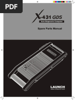 X-431 GDS English Spare Parts Manual