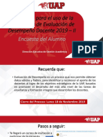 Instructivo - Evaluación de Desempeño Docente 2019 - II - Estudiante