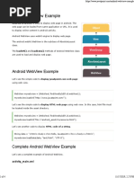 Android Webview Example
