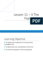 PreCalc - Lesson 11-3 - The Hyperbola.pptx