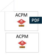 Rotulos de ACPM