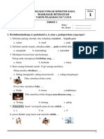 Soal Tema Diriku Kelas 1