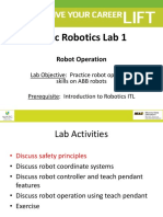 Basic Robotics Lab 1 Operation