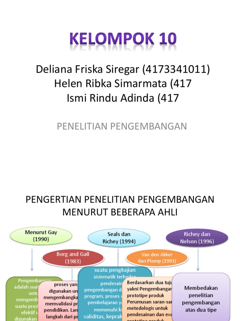 Metopel Penelitian Pengembangan Pdf