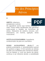 Glossário Dos Princípios Ativos - Ocidental