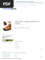 Heat Transfer - Objective Questions and Answers - Scholarexpress