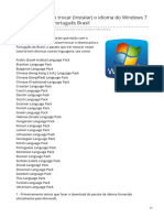 TUTORIAL - Como Trocar Instalar o Idioma Do Windows 7 SP1 32bits para Português Brasil