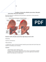 Placenta Abruptio: Maneja, Jan Michael B. BSN 223