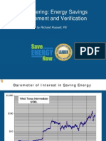 Sub Metering Energy Savings Measurement and Verification