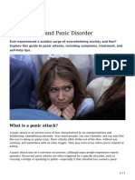 Panic Attacks and Panic Disorder