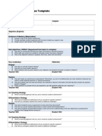 Inquiry (5E) Lesson Plan Template