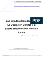 Los Estados Depredadores La Operaci n C Ndor y La Guerra Encubierta en Am Rica Latina a19416