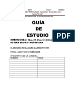 Guia Realiza Analisis Hematologicos de Serie Blanca y Hemostasia