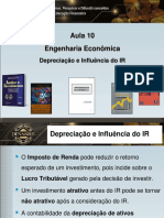 Depreciação e IR: Impacto no Investimento