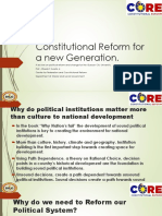 Constitutional Reform For A New Generation - PPTX Template