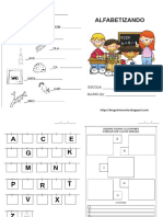 Alfabetizando: ESCOLA: - ALUNO (A)