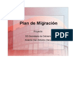 Plan de Migración: Proyecto: BD Secretaria de Gobierno Alcaldia San Antonio (Sena)