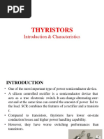 Thyristors: Introduction & Characteristics