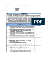 Analisis Kompetensi MTK Kls 6 Rev 2018