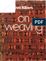 Albers Anni On Weaving 1974 PDF