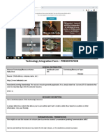 Tel311 Technology Integration Template-Presentation Tim Mcbride