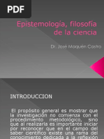Epistemologia Filosofia de La Ciencia