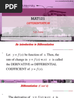 Mat121 L1 Differentiation