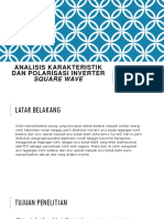 Analisis Karakteristik Dan Polarisasi Inverter Square Wave