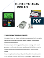 Pengukuran Tahanan Isolasi