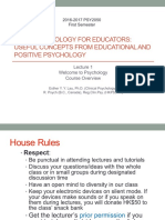 Basic Psychology For Educators: Useful Concepts From Educational and Positive Psychology