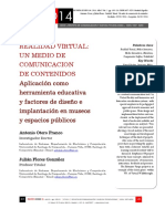 Realidad Virtual - Un Mediode Comunicacion de Contenidos (4-1) PDF